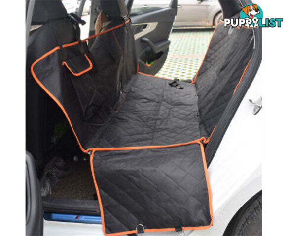 Premium Pet Back Car Seat Cover Hammock NonSlip Protector Zipper Mat Cat Dog Pet - V201-FDZ2353BL8AU