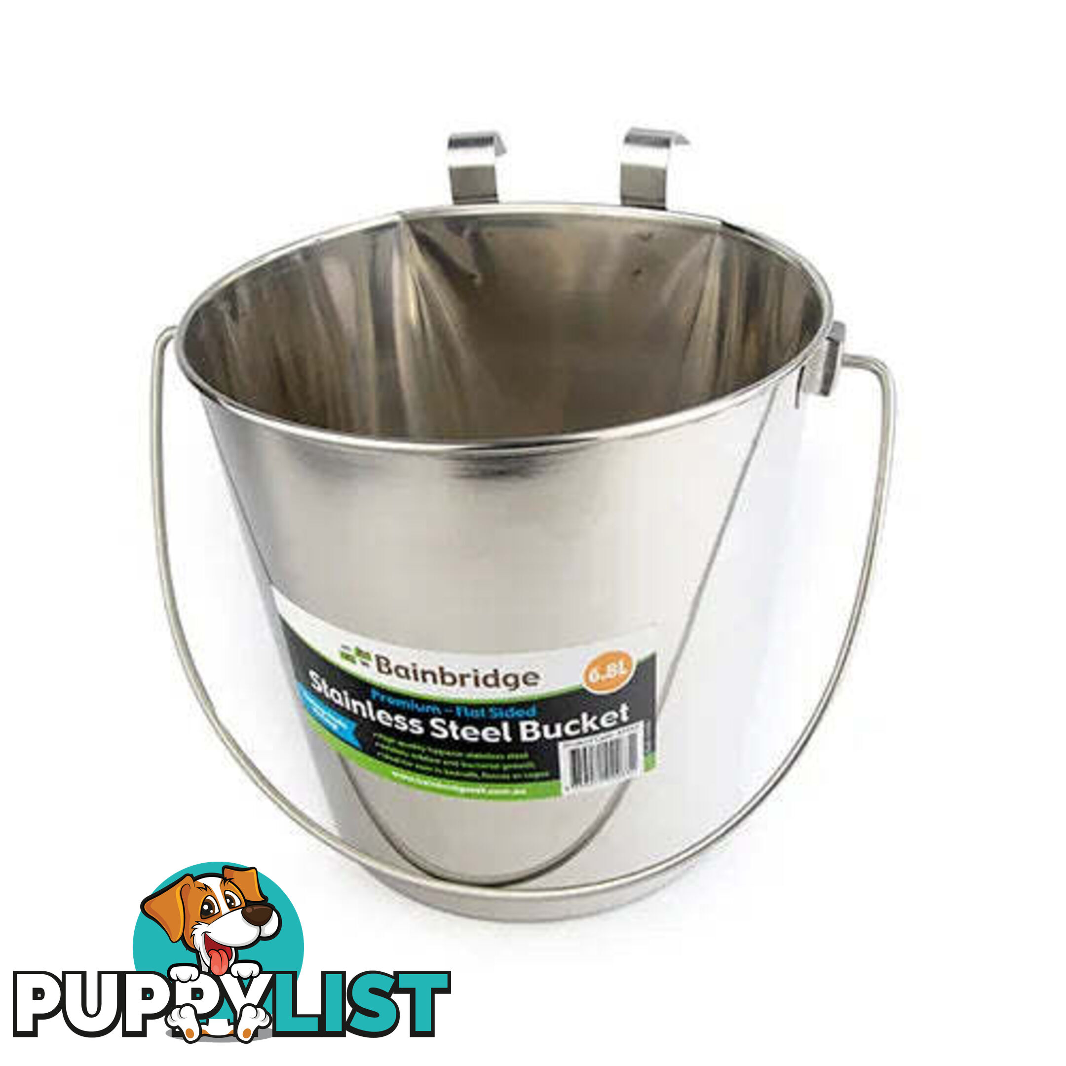 FLAT SIDED STAINLESS BUCKETS - BAINBRIDGE - BB-A3590