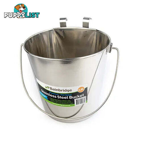 FLAT SIDED STAINLESS BUCKETS - BAINBRIDGE - BB-A3590