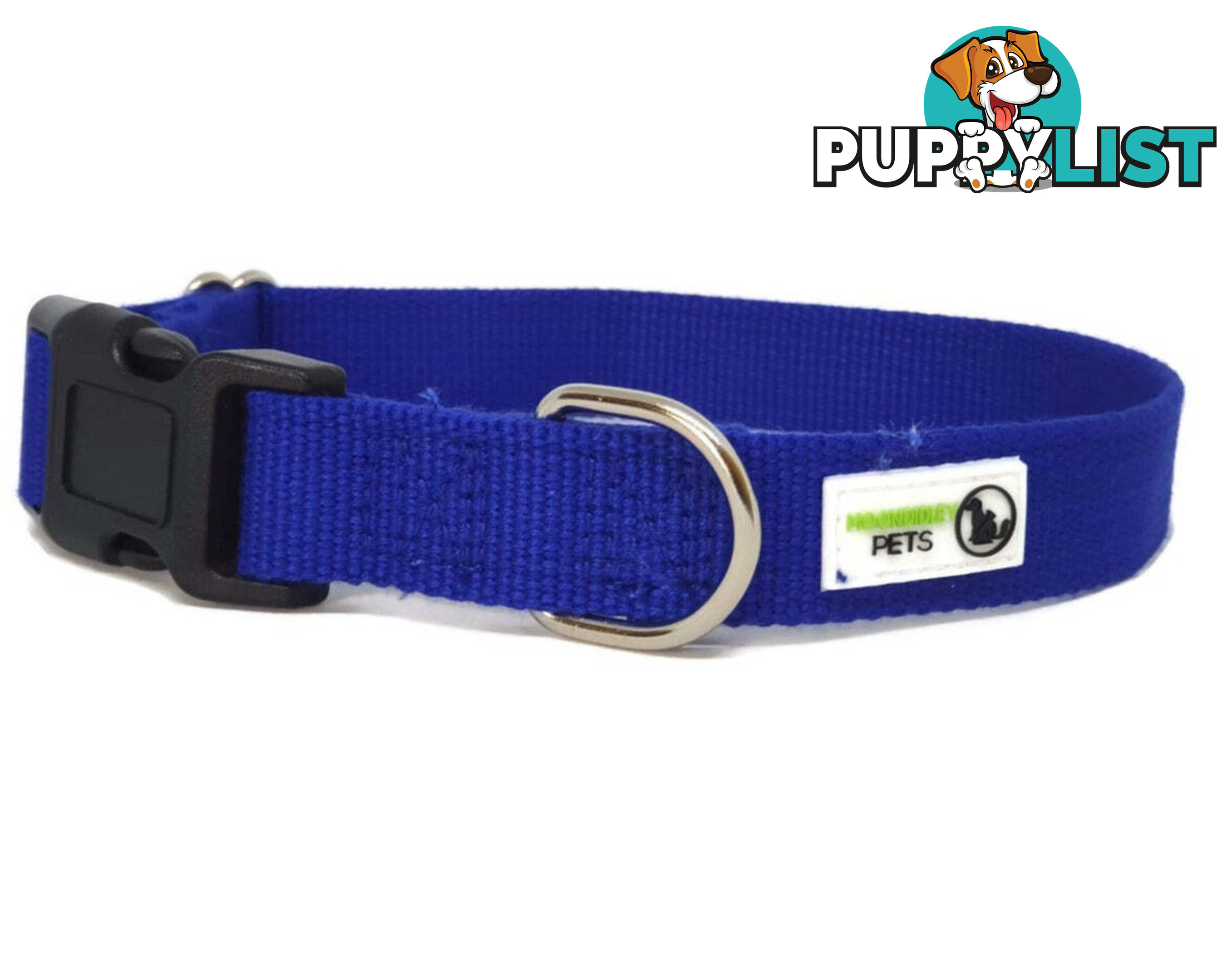 100% Pure Bamboo Fibre Dog Collar Plastic Buckle - Moondidley Pets - MDPCOLBAMXSGRN