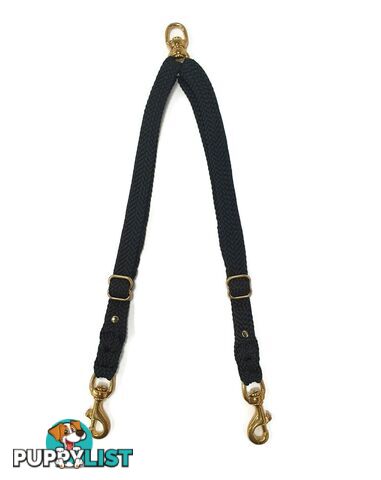 2 Dog Coupler Two Way Twin Walking Lead No Stitching - Yarnix - YNXCOUP-10-GRN