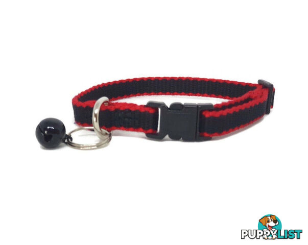 100% Pure Bamboo Fibre Cat Collar Plastic Buckle - Moondidley Pets - MDPCOLCATPUR