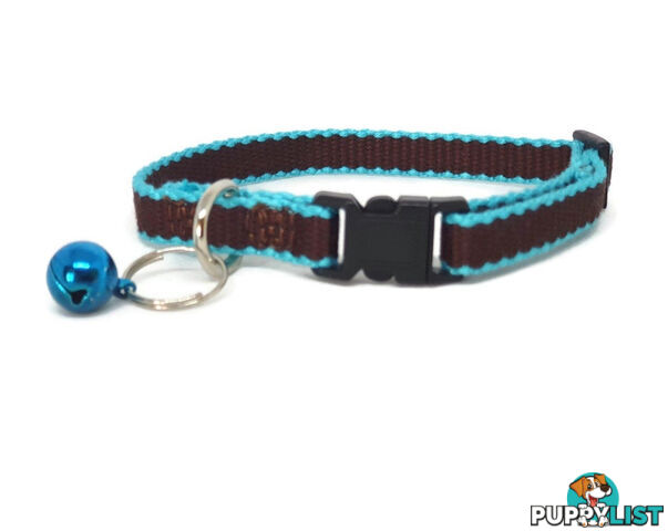 100% Pure Bamboo Fibre Cat Collar Plastic Buckle - Moondidley Pets - MDPCOLCATPUR