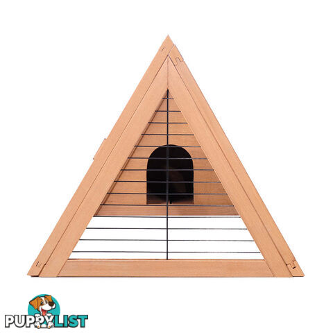 i.Pet Rabbit Hutch 119cm x 51cm x 44cm Chicken Coop Large Run Wooden Cage Outdoor - PET-GT-CAGE-R005