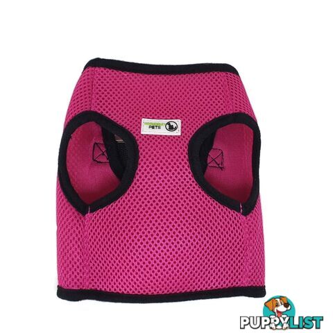 Vest Harness Pet Dog-Cat Step-in Velcro and Buckle Attachments - Moondidley Pets - MDPVESTLGRN