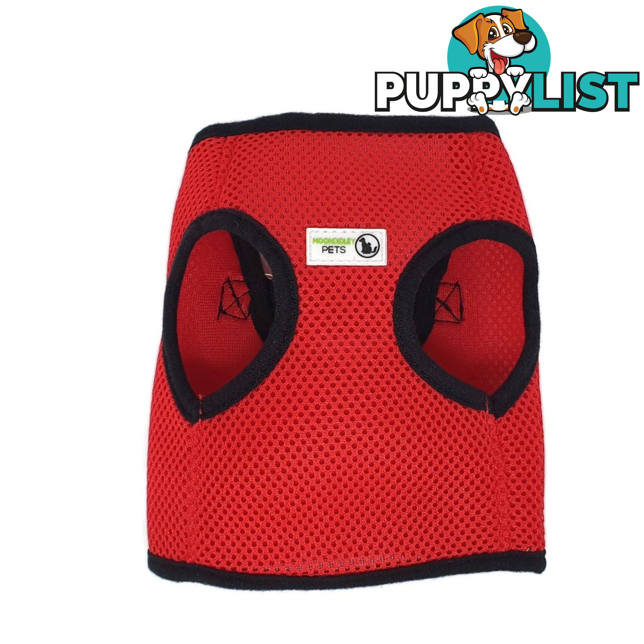 Vest Harness Pet Dog-Cat Step-in Velcro and Buckle Attachments - Moondidley Pets - MDPVESTLGRN