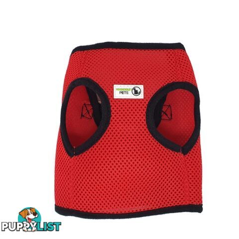 Vest Harness Pet Dog-Cat Step-in Velcro and Buckle Attachments - Moondidley Pets - MDPVESTLGRN