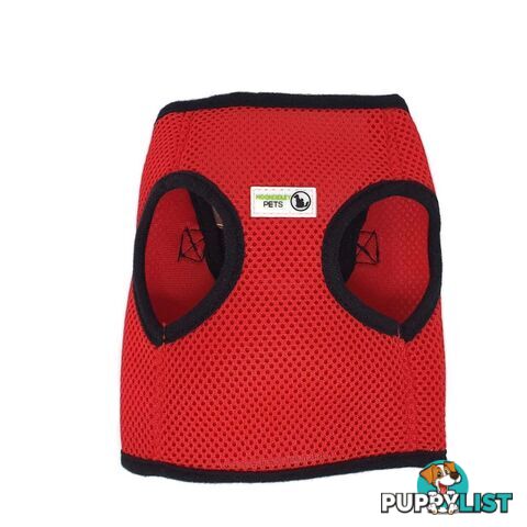 Vest Harness Pet Dog-Cat Step-in Velcro and Buckle Attachments - Moondidley Pets - MDPVESTLGRN