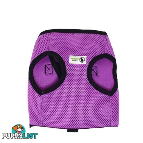 Vest Harness Pet Dog-Cat Step-in Velcro and Buckle Attachments - Moondidley Pets - MDPVESTLGRN