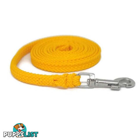 1.8m to 10m Long Dog Lead No Stitching Tough Yarnix 10mm Wide - YNXLD10-3-RD-SS