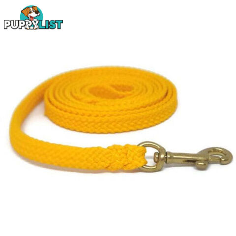 1.8m to 10m Long Dog Lead No Stitching Tough Yarnix 10mm Wide - YNXLD10-3-RD-SS