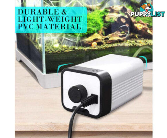 Aquarium Air Pump Oxygen Hydroponic 2 Outlet 180L/H 4W - V274-AQ-AP202