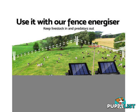 i.Pet Poultry Chicken Fence Netting Electric wire Ducks Goose Coop - PET-CF-25X125-BK