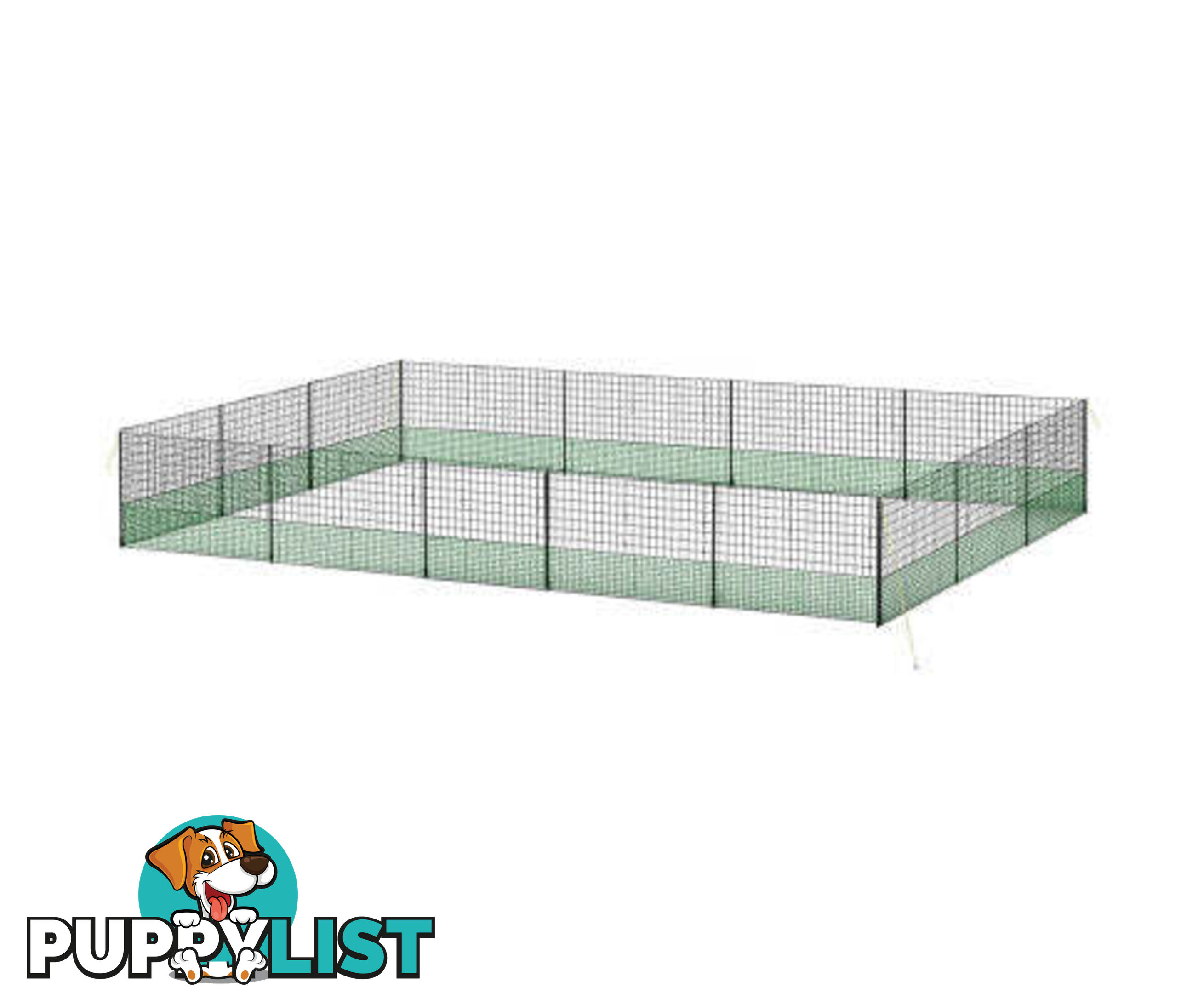 i.Pet Poultry Chicken Fence Netting Electric wire Ducks Goose Coop - PET-CF-25X125-BK