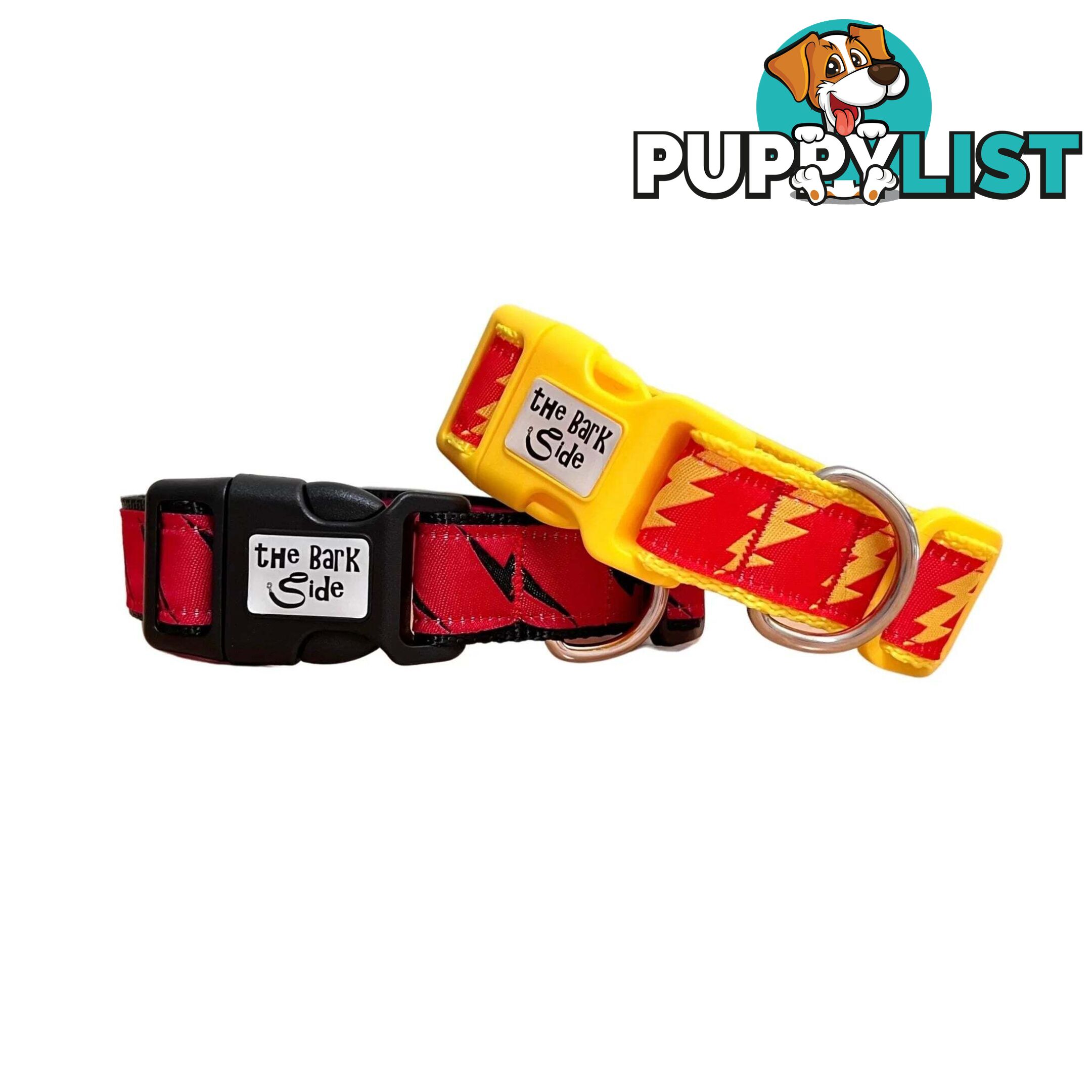 Lightning Bolt Dog Collar - Hand Made by The Bark Side - TBSLIGMYEL