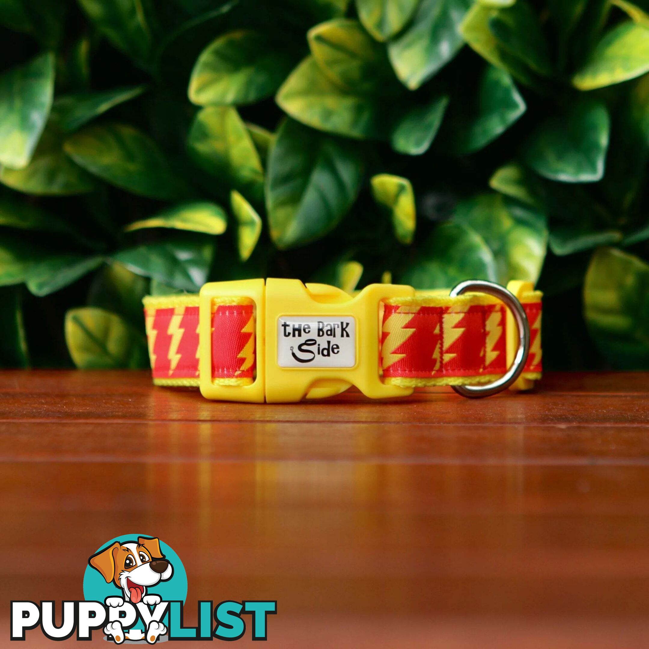 Lightning Bolt Dog Collar - Hand Made by The Bark Side - TBSLIGMYEL