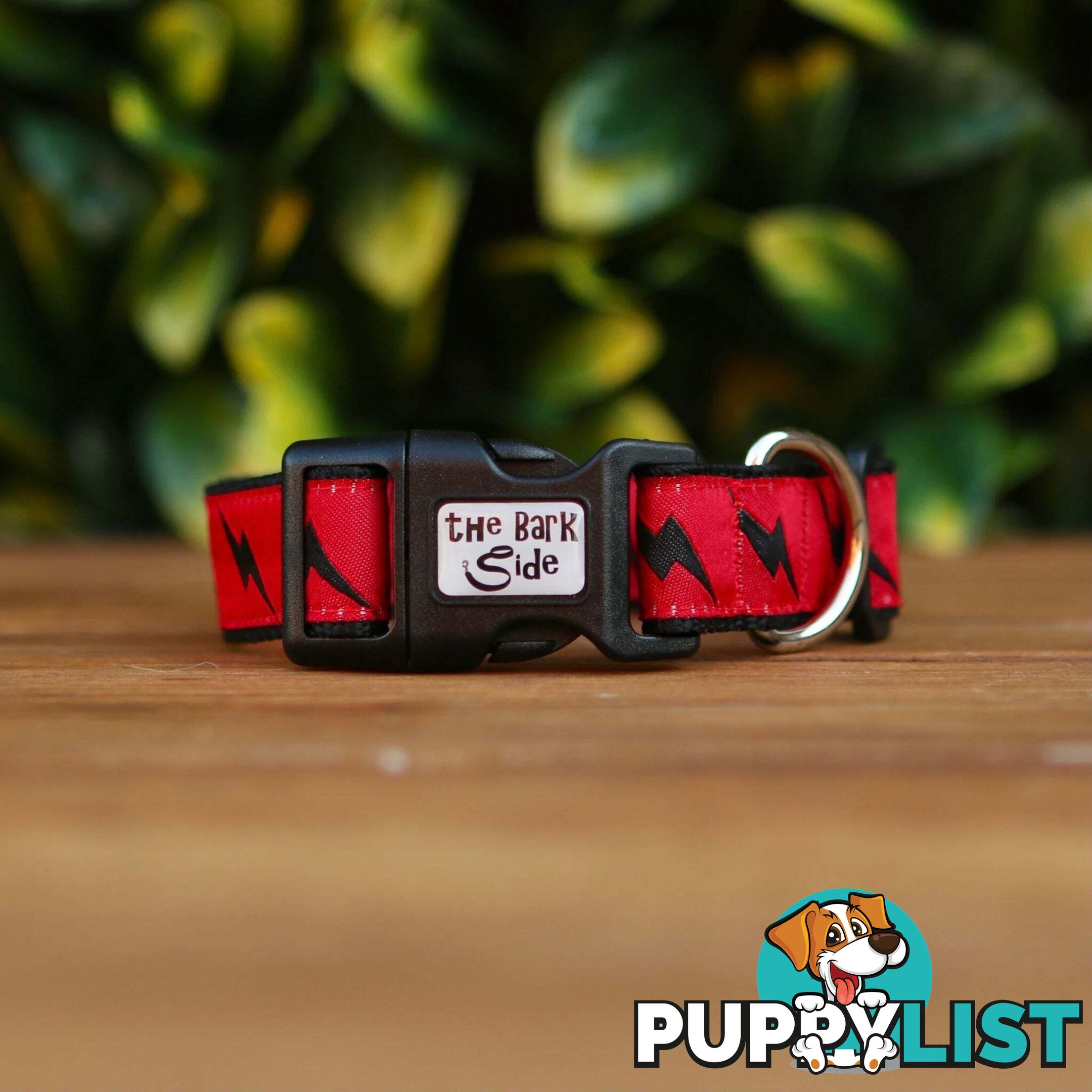 Lightning Bolt Dog Collar - Hand Made by The Bark Side - TBSLIGMYEL