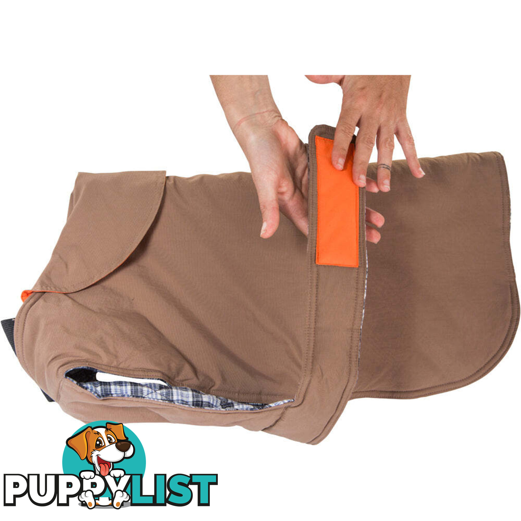 Dog Coat - Brown - 60cm - V208-CSW-60