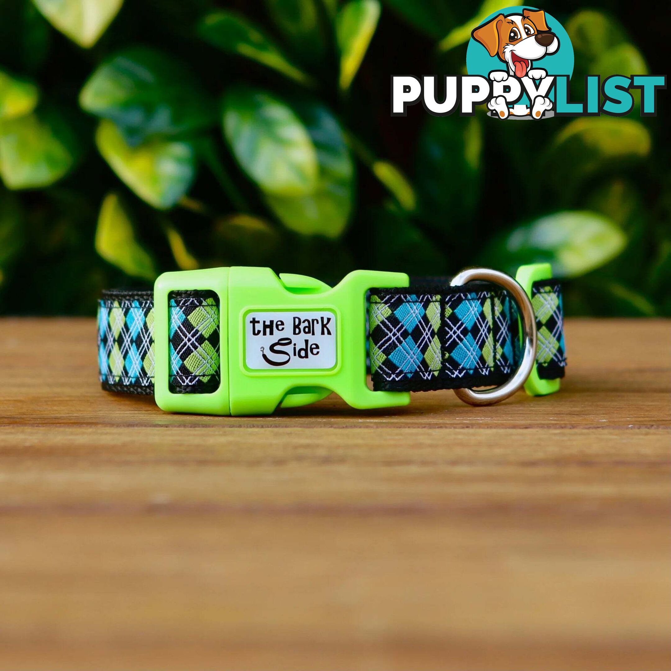 Tartan Dog Collar / XS - L - Hand Made by The Bark Side - TBSTARSMLPNK