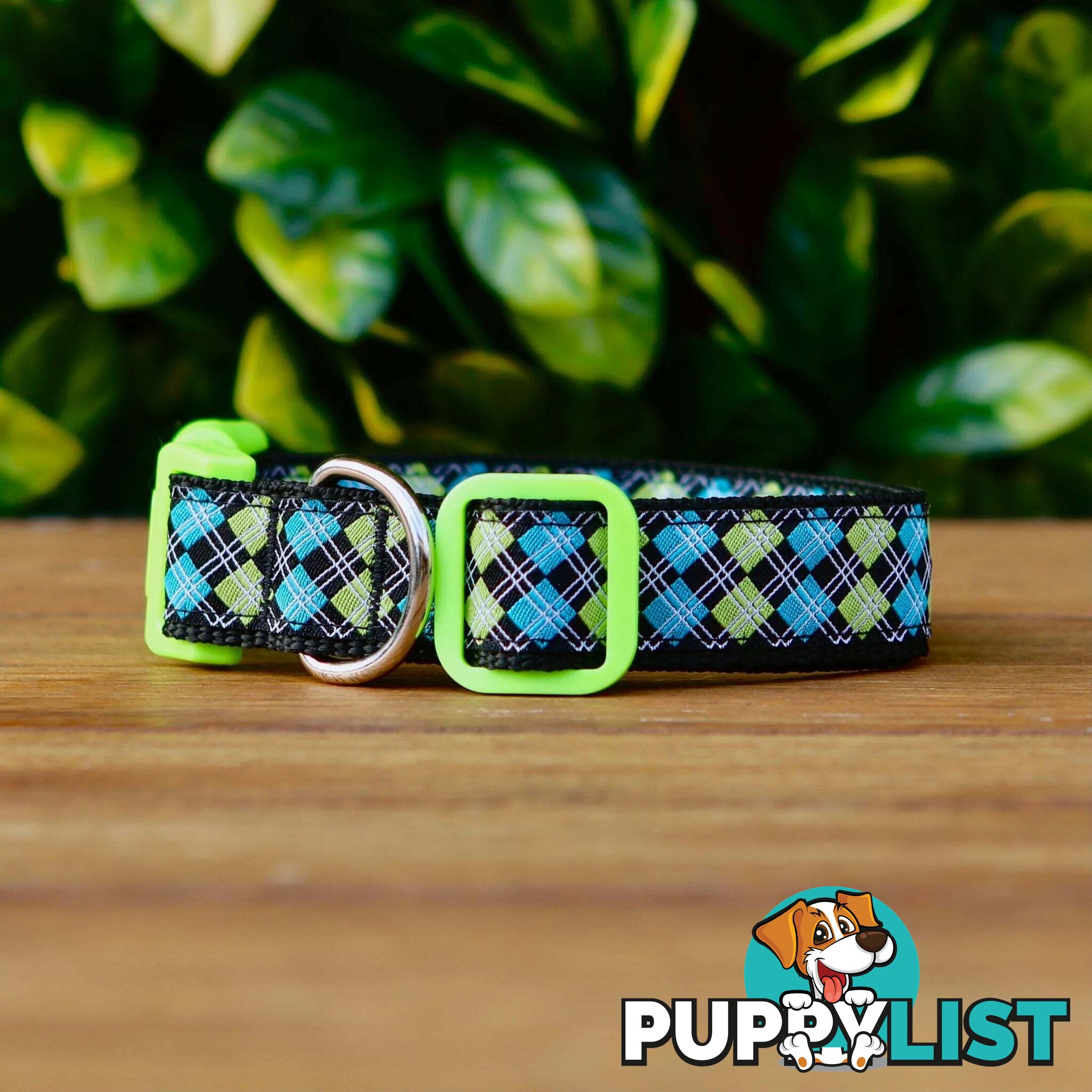 Tartan Dog Collar / XS - L - Hand Made by The Bark Side - TBSTARSMLPNK