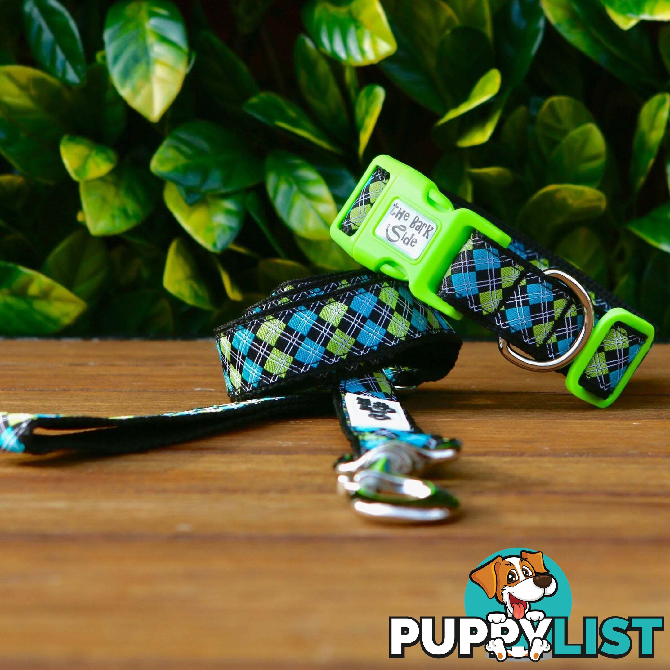 Tartan Dog Collar / XS - L - Hand Made by The Bark Side - TBSTARSMLPNK