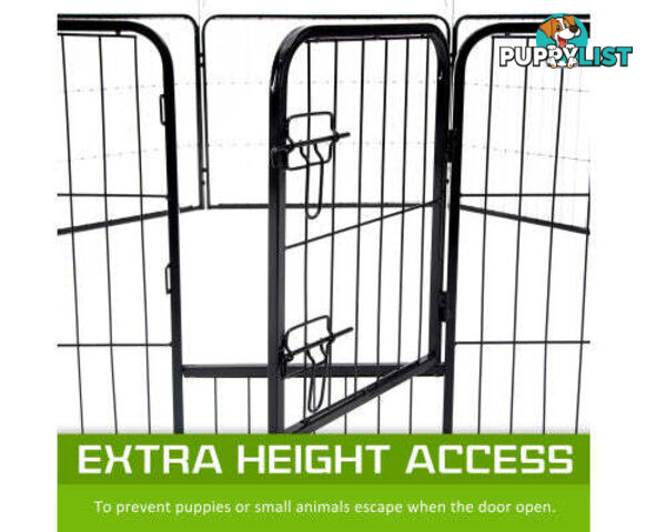 Paw Mate Pet Playpen Heavy Duty 8 Panel Foldable Dog Exercise Enclosure Fence Cage - V274-PET-PP32S