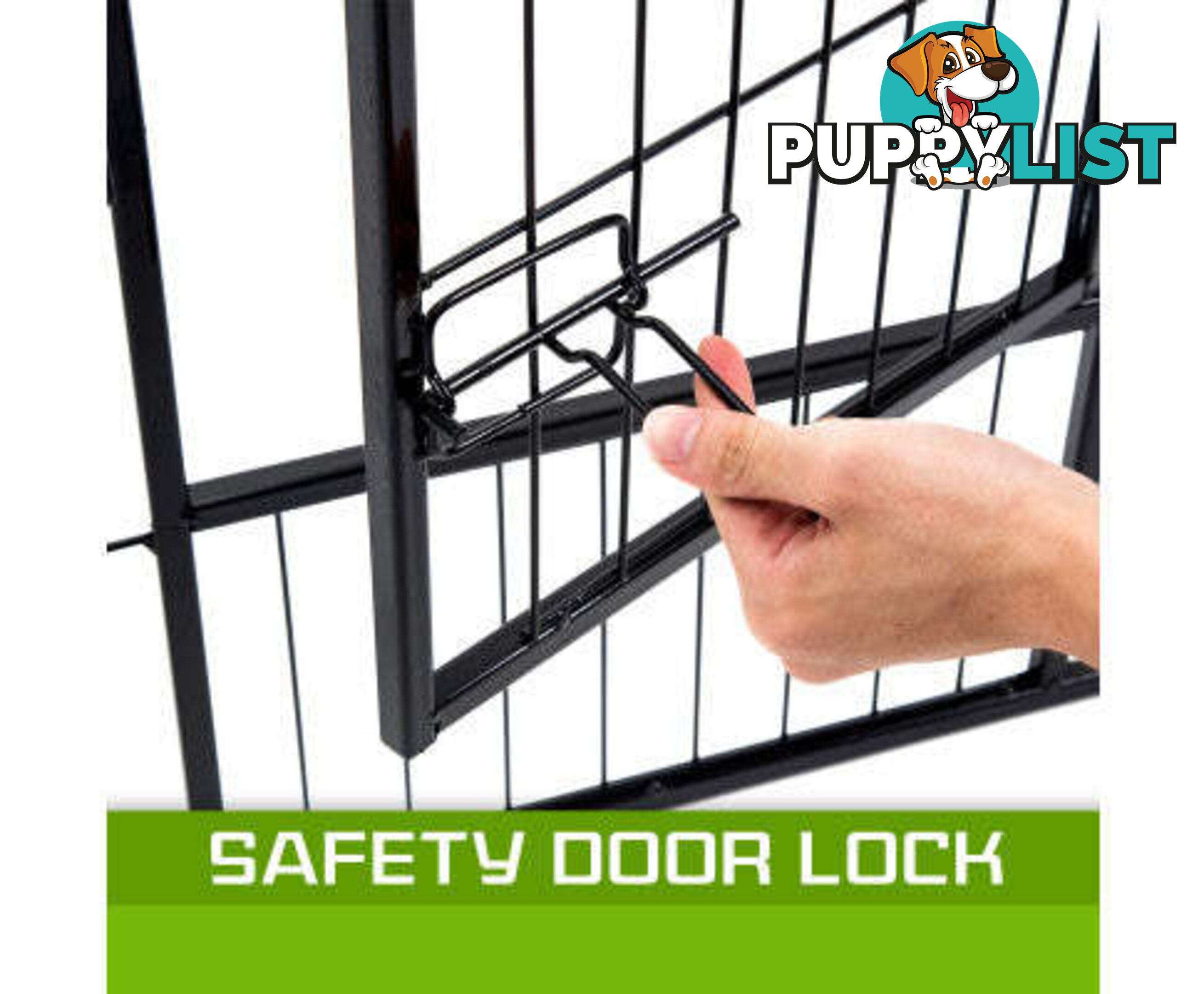 Paw Mate Pet Playpen Heavy Duty 8 Panel Foldable Dog Exercise Enclosure Fence Cage - V274-PET-PP32S