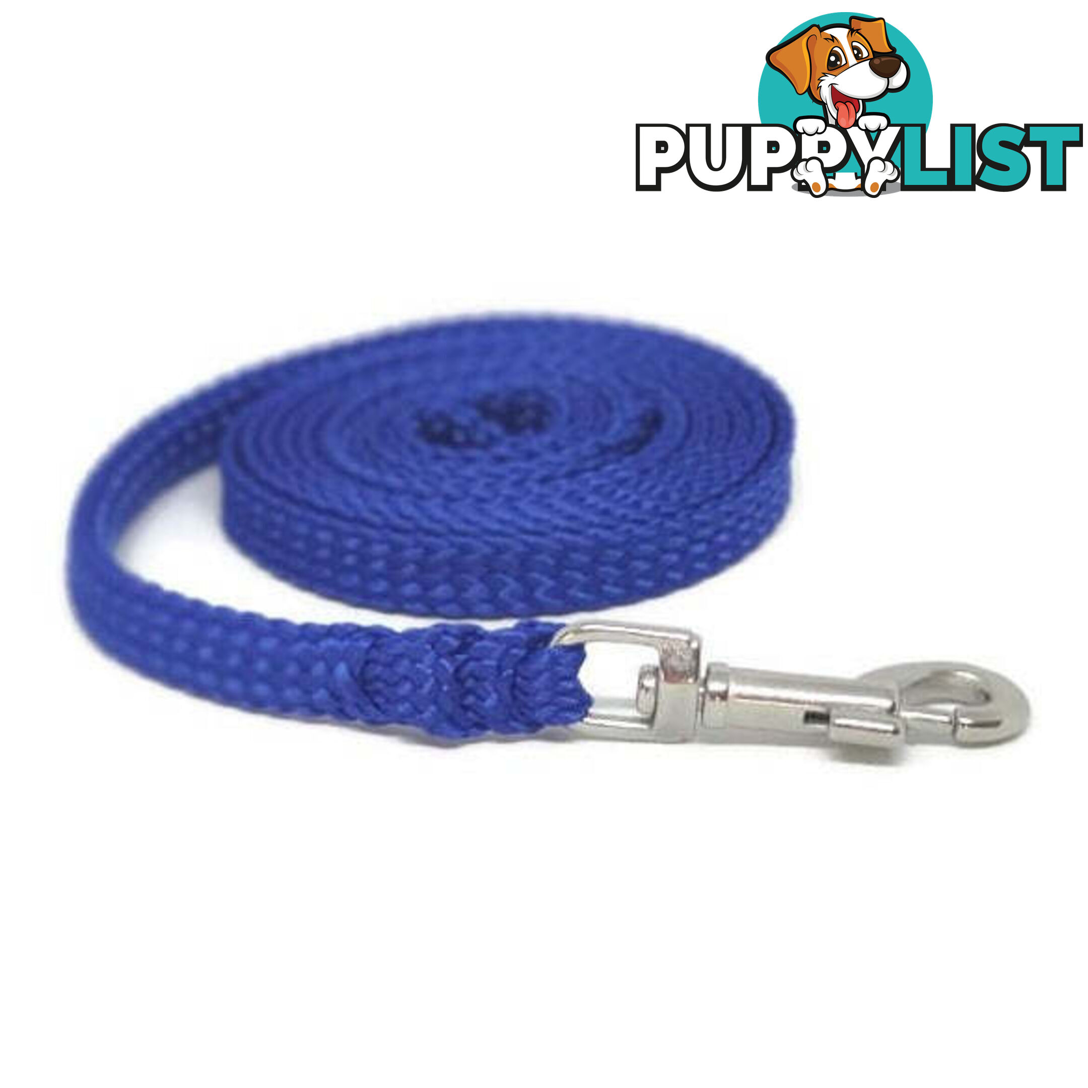1.8m to 10m Long Dog Lead No Stitching Tough Yarnix 10mm Wide - YNXLD10-3-YEL-SS