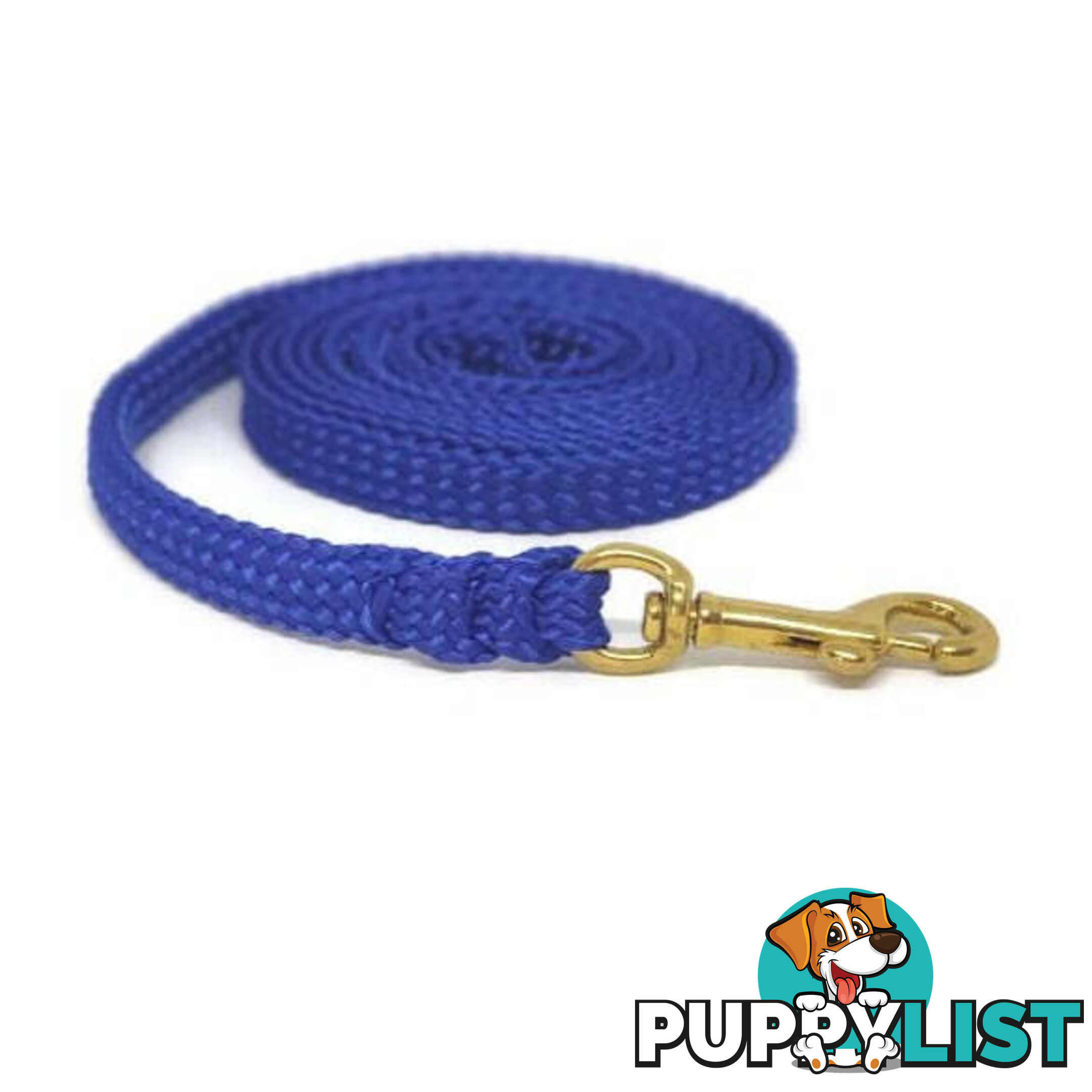 1.8m to 10m Long Dog Lead No Stitching Tough Yarnix 10mm Wide - YNXLD10-3-YEL-SS