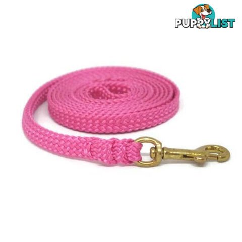 1.8m to 10m Long Dog Lead No Stitching Tough Yarnix 10mm Wide - YNXLD10-3-YEL-SS