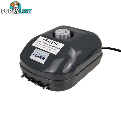 Aquarium Air Pump Oxygen Hydroponic 4 Outlet 360L/H 13W - V274-AQ-AP13