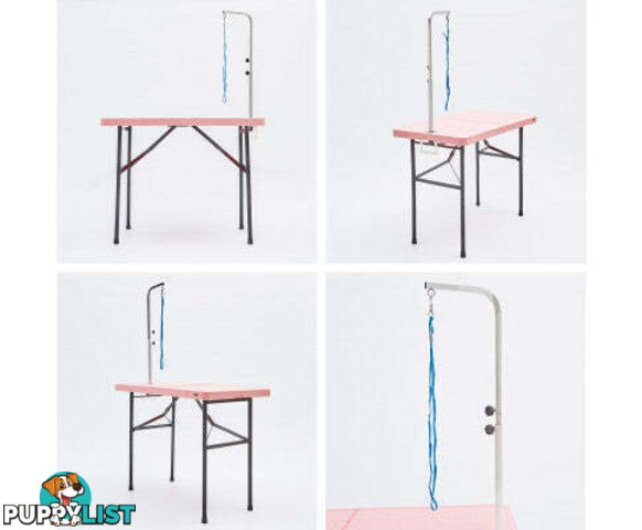 Paw Mat Dog or Cat Pet Grooming Salon Table Foldable and Adjustable - V274-PET-PGT97-WH
