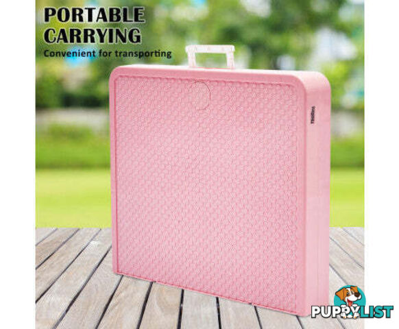 Paw Mat Dog or Cat Pet Grooming Salon Table Foldable and Adjustable - V274-PET-PGT97-WH