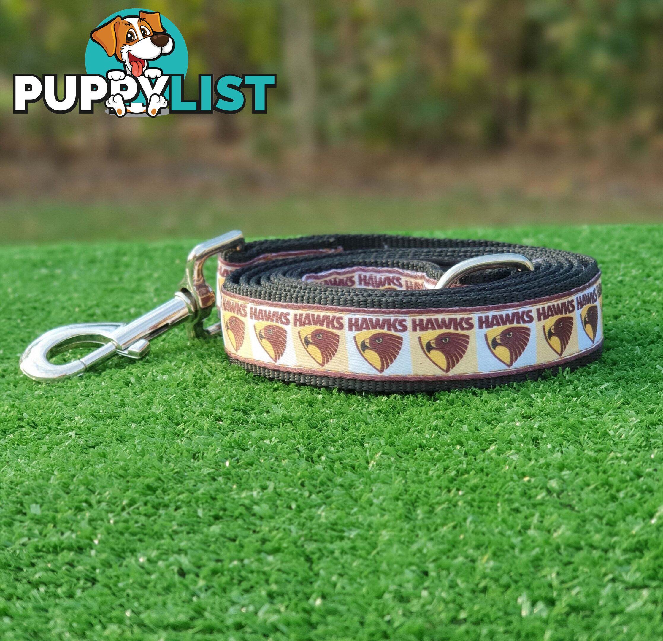 AFL Dog Leads, Footy - Aussie Rules - Moondidley Pets - MDPLDAFLNMKA