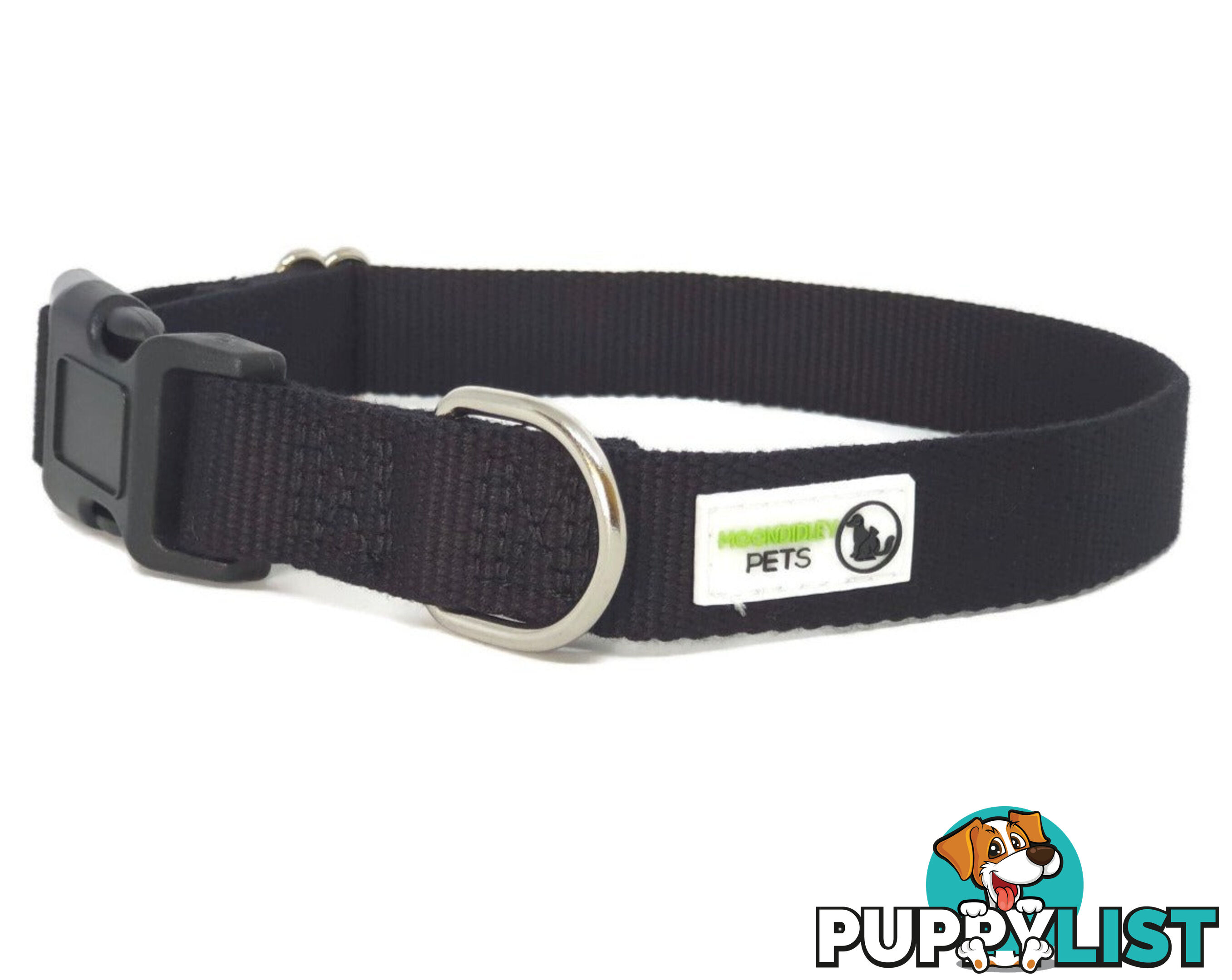 100% Pure Bamboo Fibre Dog Collar Plastic Buckle - Moondidley Pets - MDPCOLBAMBXSPNK