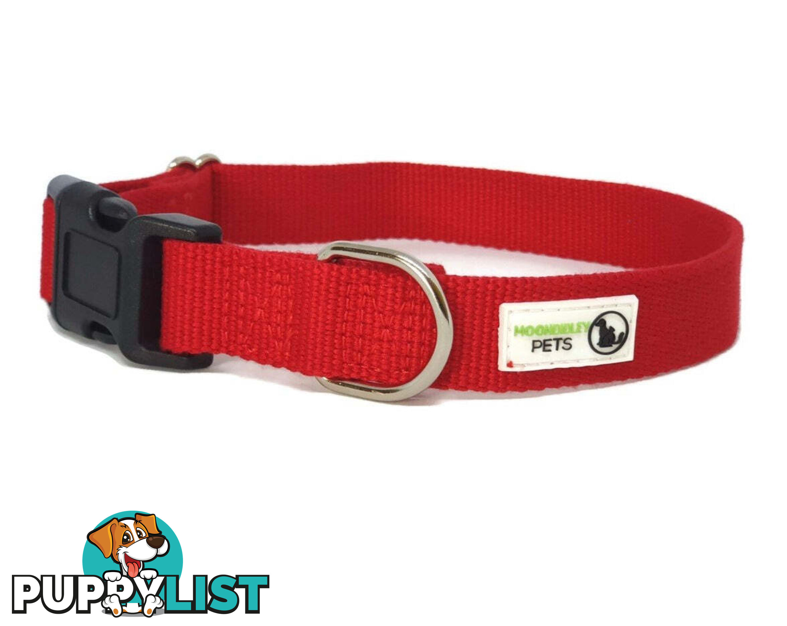 100% Pure Bamboo Fibre Dog Collar Plastic Buckle - Moondidley Pets - MDPCOLBAMBXSPNK