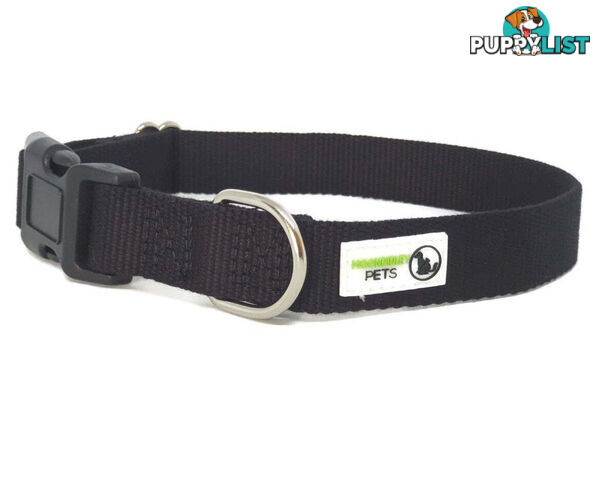 100% Pure Bamboo Fibre Dog Collar Plastic Buckle - Moondidley Pets - MDPCOLBAMBXSPNK