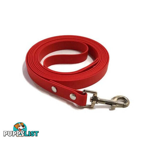 3m - 5m Biothane Dog Lead - BIOLD4LRED