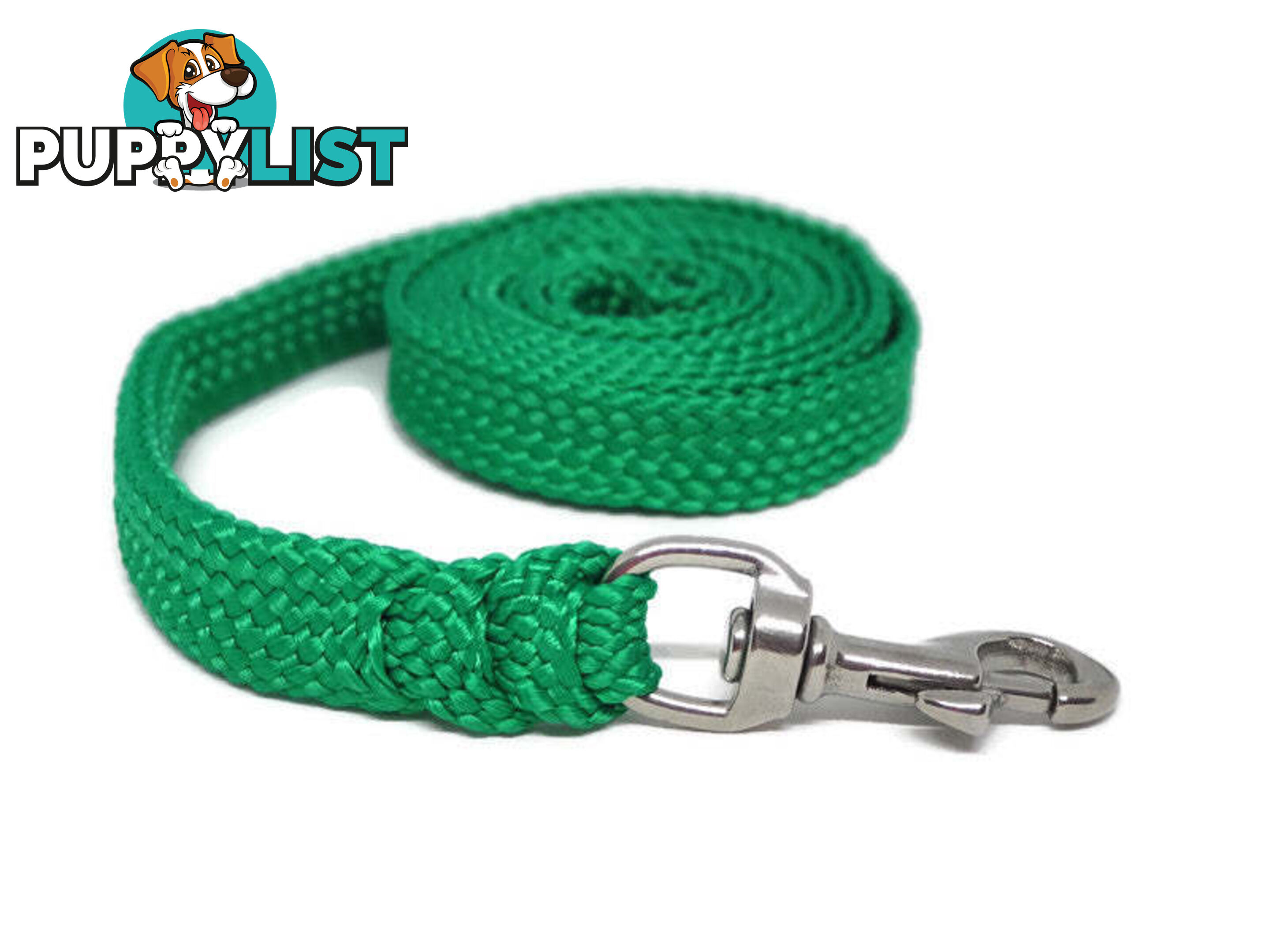 1.8m to 10m Long Dog Lead No Stitching Tough Yarnix 20mm Wide - YNXLD205BRBLKRED