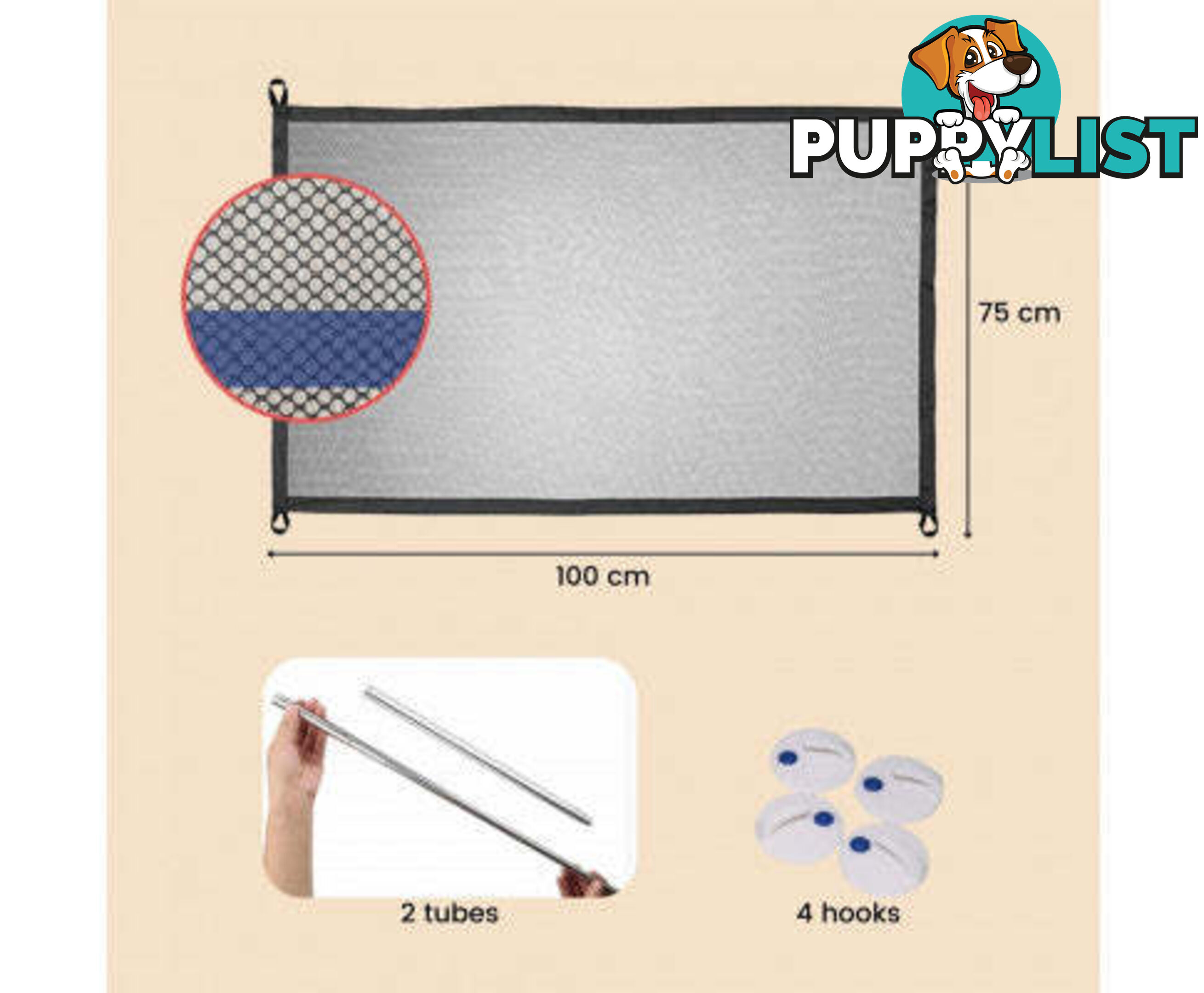 Floofi Pet Safety Barrier - V227-7050641007063