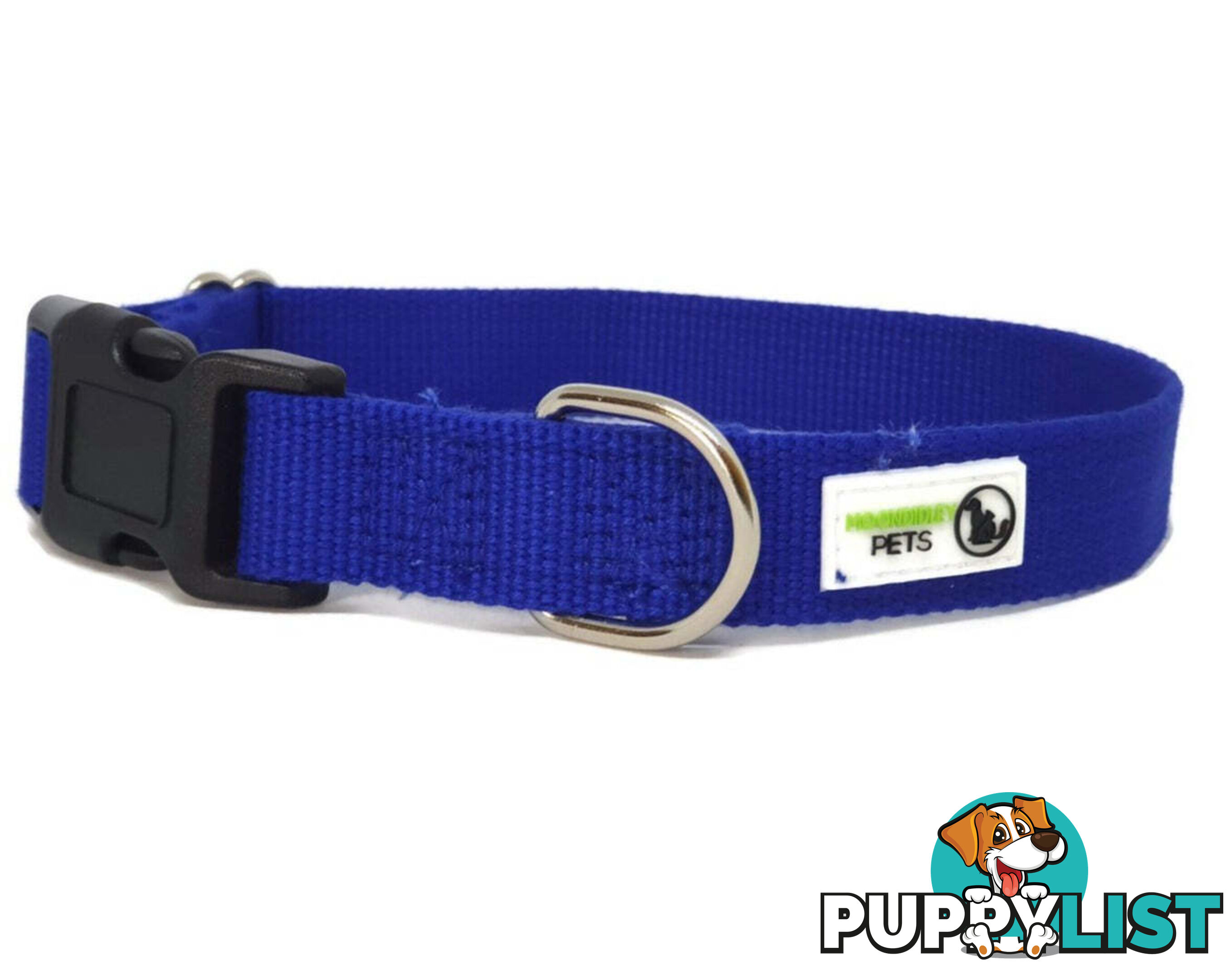 100% Pure Bamboo Fibre Dog Collar Plastic Buckle - Moondidley Pets - MDPCOLBAMBMGRN