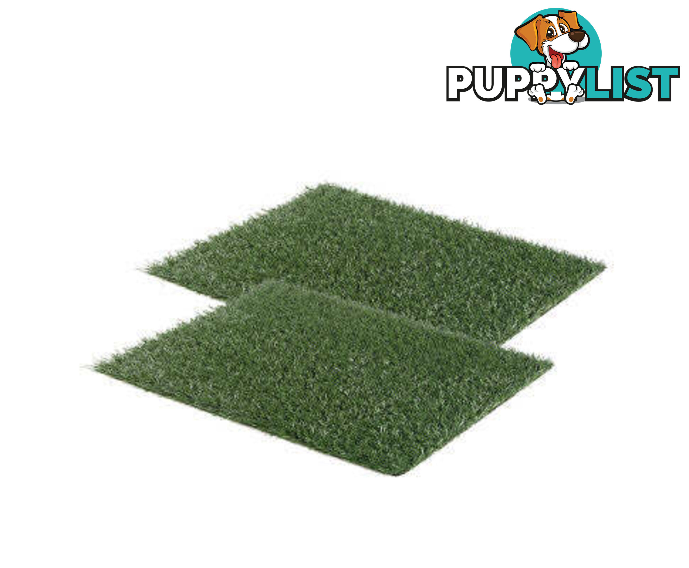 Paw Mate Grass Mat for Pet Dog Potty Tray Training Toilet 58.5cm x 46cm - V274-PET-MAT-208A-X2