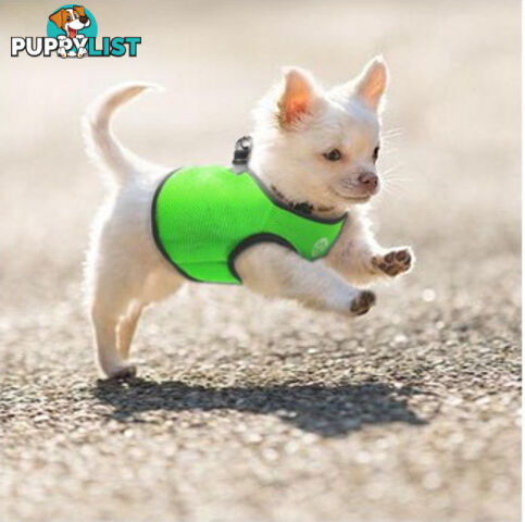 Vest Harness Pet Dog-Cat Step-in Velcro and Buckle Attachments - Moondidley Pets - MDPVESTXSPNK