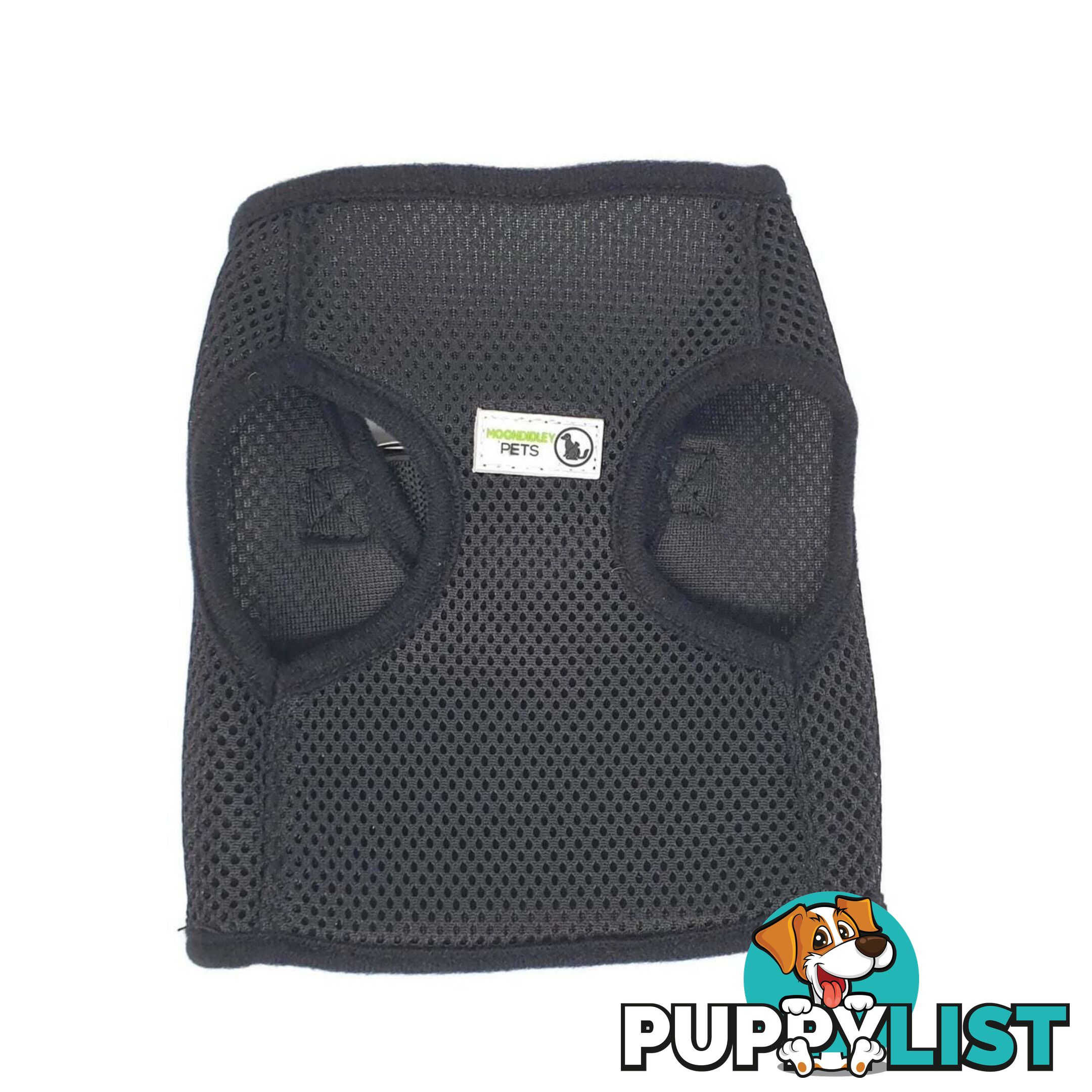 Vest Harness Pet Dog-Cat Step-in Velcro and Buckle Attachments - Moondidley Pets - MDPVESTXSPNK
