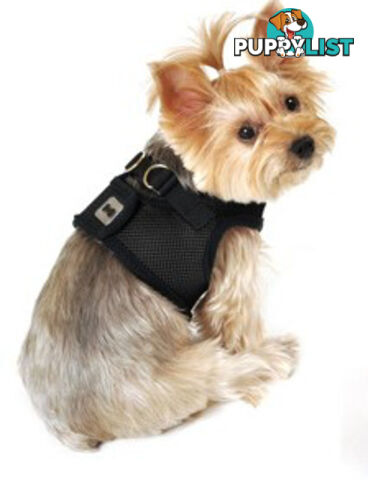 Vest Harness Pet Dog-Cat Step-in Velcro and Buckle Attachments - Moondidley Pets - MDPVESTXSPNK