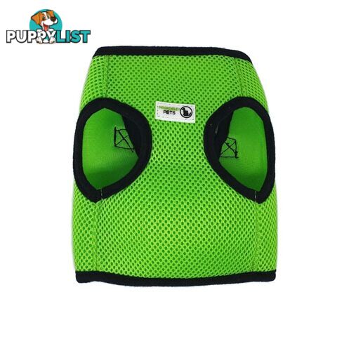 Vest Harness Pet Dog-Cat Step-in Velcro and Buckle Attachments - Moondidley Pets - MDPVESTXSPNK