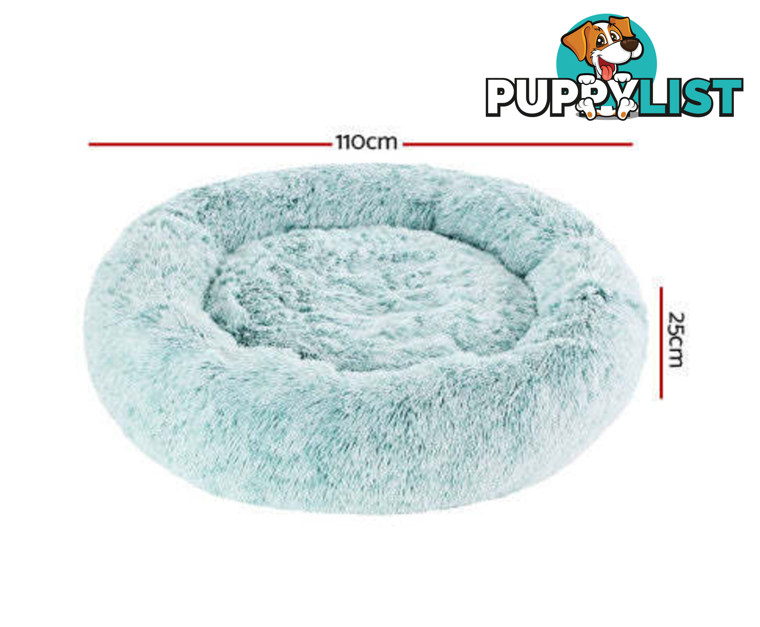 Pet Bed Dog Cat Calming Bed Sleeping Comfy Washable - PET-BED-D90-CO