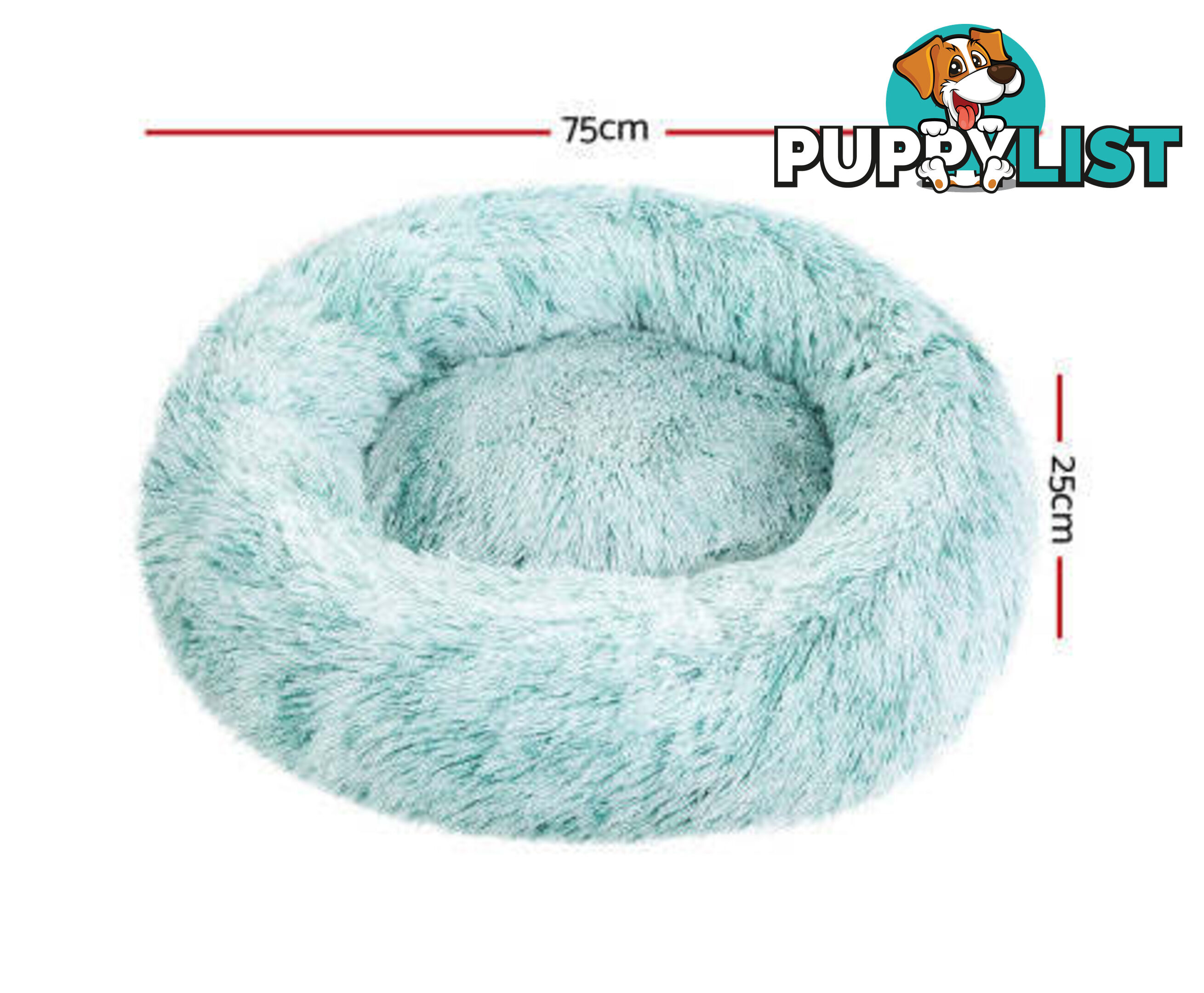 Pet Bed Dog Cat Calming Bed Sleeping Comfy Washable - PET-BED-D90-CO
