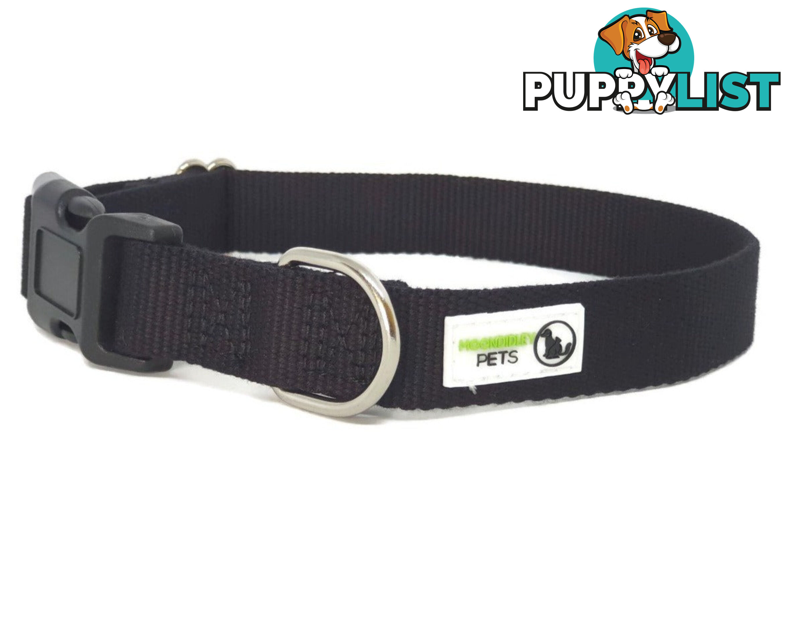 100% Pure Bamboo Fibre Dog Collar Plastic Buckle - Moondidley Pets - MDPCOLBAMLPNK