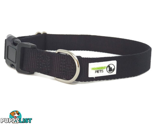 100% Pure Bamboo Fibre Dog Collar Plastic Buckle - Moondidley Pets - MDPCOLBAMLPNK